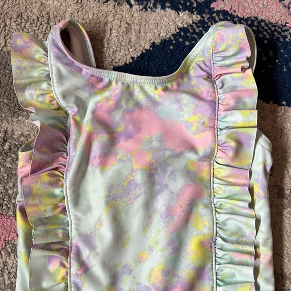 Tucker + Tate ruffle tie-dye one piece swimsuit - Picture 2 of 6